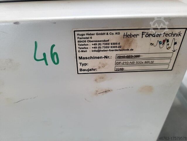 Bandă transportoare Herber GF-2010-NB-500-MA.bl