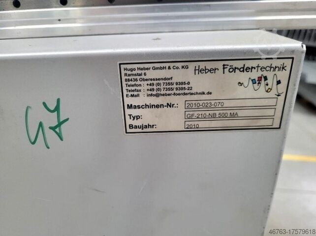 Bandă transportoare Herber GF-210-NB-500MA