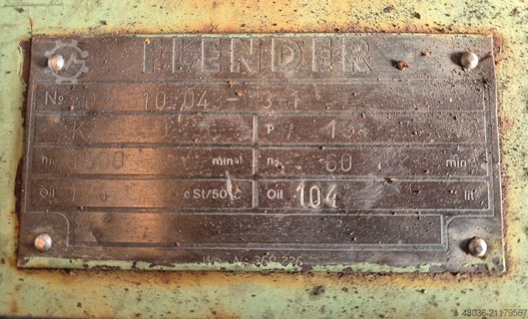 Tretrins påbygnings-konisk tandhjulsgear Flender KZA 360