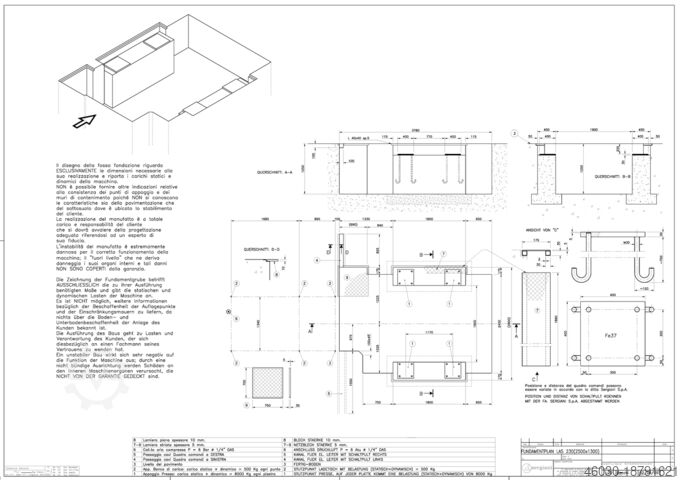 Prasa do forniru ciągłego Sergiani LAS Plus