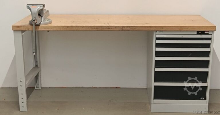 Arbetsbänk + skruvstycke GARANT 922771 2000/7