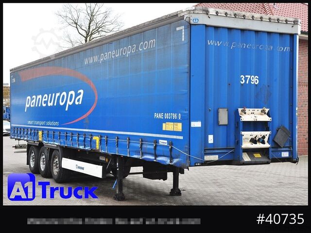 Open semitrailer with tarp KRONE SD Tautliner, Code XL, BPW