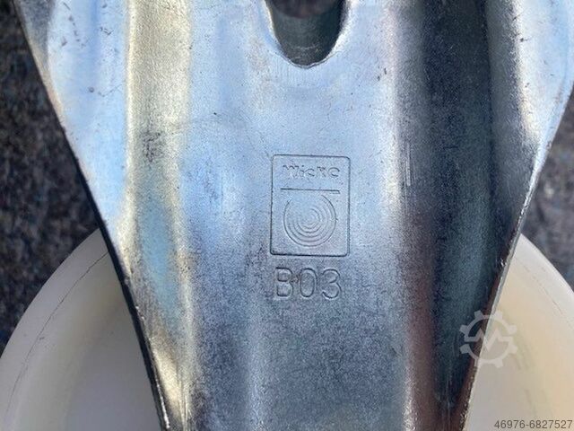 4x Bokwiel Zwaarlastwielen Wicke Durchmesser Rad: 125 mm