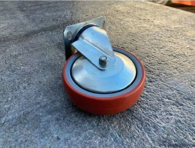 04x Zwenkwiel Zwaarlastwielen KAMA Durchmesser Rolle: 125 mm