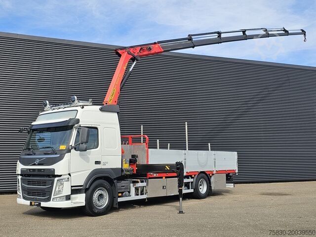 Vrachtwagen met kraan Volvo FM420 4x2 / PALFINGER 18502 - 17 mtr / CRANE / ...