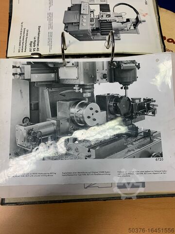 Full hydraulic (not electric) 2-spindle copy miller with fourth axle Starrag - La Rigide  Suise KAB-50