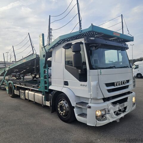 Autós kocsi Iveco Stralis AT450 con attrezzatura ROLFO