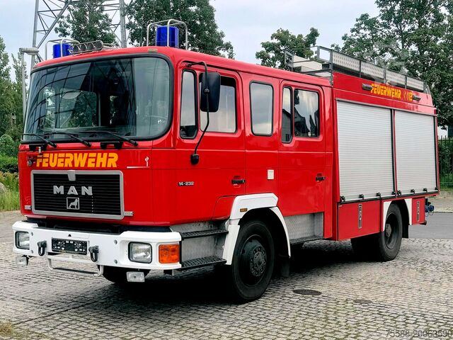 Feuerwehrfahrzeug Löschfahrzeug MAN 14.232 4x4 Allrad LF16/12 1.600 l Wasser
