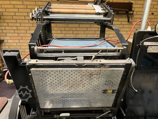 Horká ražba fólií Heidelberg GTP hotfoil