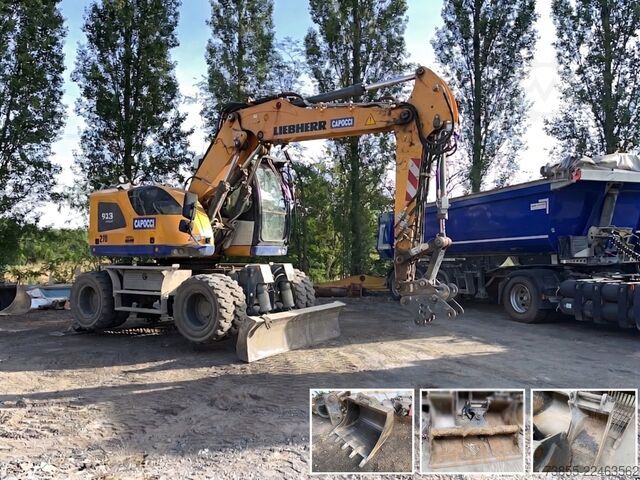 Hjulgraver Liebherr A913 Compact Litronic with 3 excavator buckets