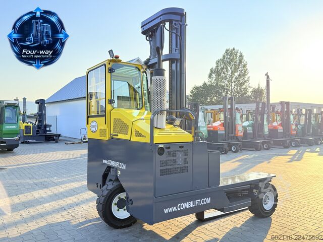 4-way forklift Combilift C5000 XL GAS TRIPLEX 6920 FORK POSITIONE