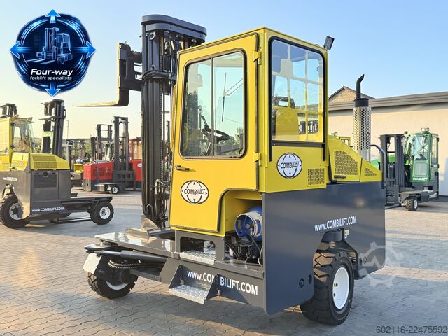 4-way forklift Combilift C5000 XL GAS TRIPLEX 6920 FORK POSITIONE