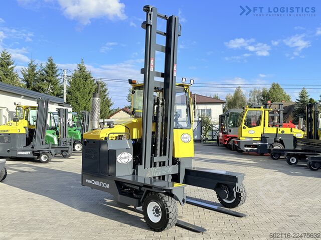 τετραπλής κατεύθυνσης περονοφόρο όχημα Combilift C5000XL GAS DUPLEX 6000MM FREE LIFT