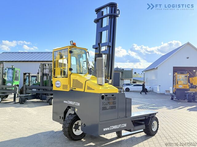 τετραπλής κατεύθυνσης περονοφόρο όχημα Combilift C5000XL GAS DUPLEX 6000MM FREE LIFT
