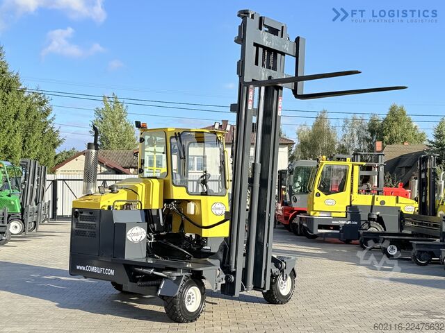 τετραπλής κατεύθυνσης περονοφόρο όχημα Combilift C5000XL GAS DUPLEX 6000MM FREE LIFT