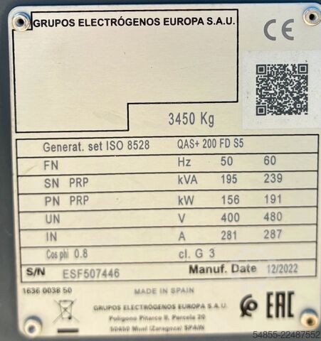 Inny Atlas Copco QAS+200