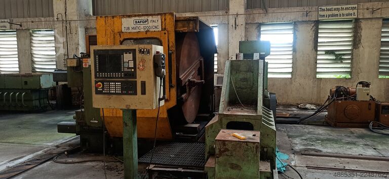 HEAVY DUTY RØR-AFSKRÆLNINGSMASKINE - 1200 MM SAFOP,ITALY TUBE-MATIC-1200-CNC
