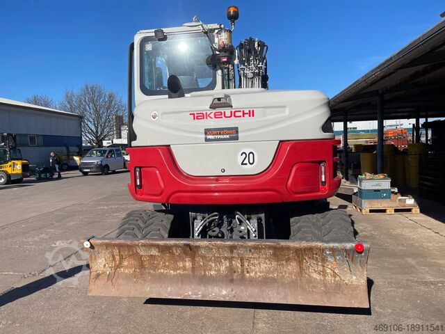 Mobile excavators Takeuchi TB 395 W