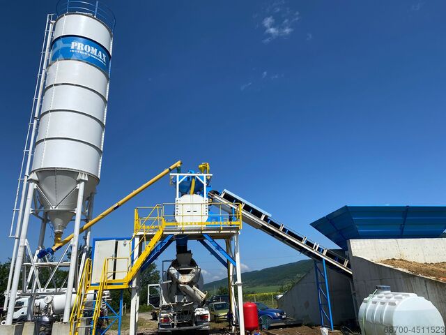 Compacte betonmenginstallatie PROMAX Compact Concrete Batching Plant С60-SNG PLUS (60m³/h)