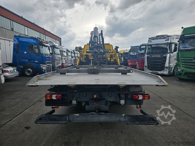 Bärgningsbil MERCEDES-BENZ ATEGO 1527*FASSI KRAN*SCHIEBEPLATEAU*HUBBRILLE