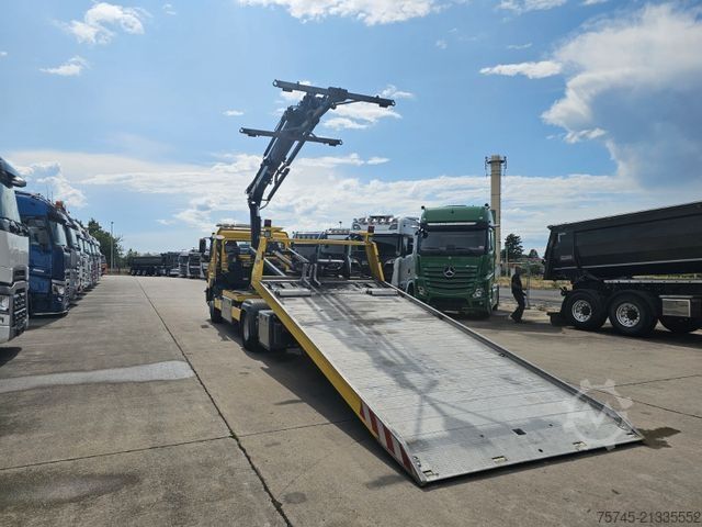 Bärgningsbil MERCEDES-BENZ ATEGO 1527*FASSI KRAN*SCHIEBEPLATEAU*HUBBRILLE