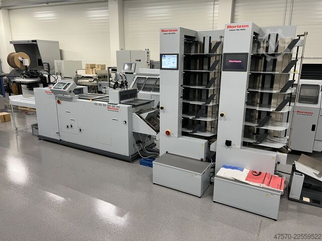 Füzetkészítő sor Horizon VAC-600Ha + VAC-600Hc + SPF-200a + FC-200a Booklet Making Line
