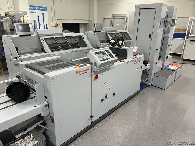 Füzetkészítő sor Horizon VAC-600Ha + VAC-600Hc + SPF-200a + FC-200a Booklet Making Line