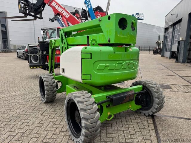 Scharnierende telescopische hoogwerker Niftylift HR 17 D E