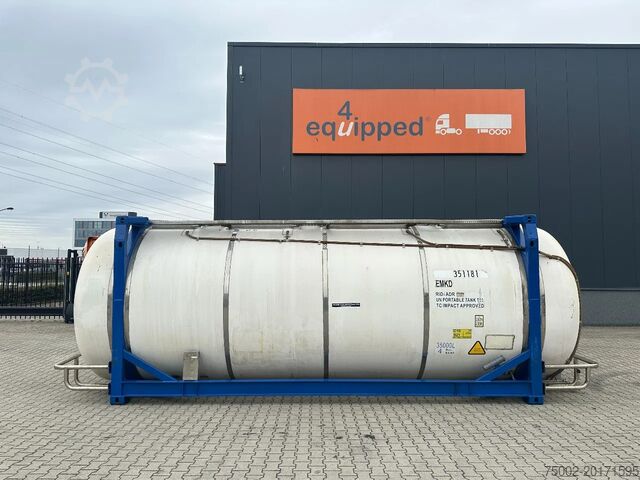 Δοχείο δεξαμενής CIMC 20FT SWAP 35.040L, 4 baffles / 5 holes / T11 / ...