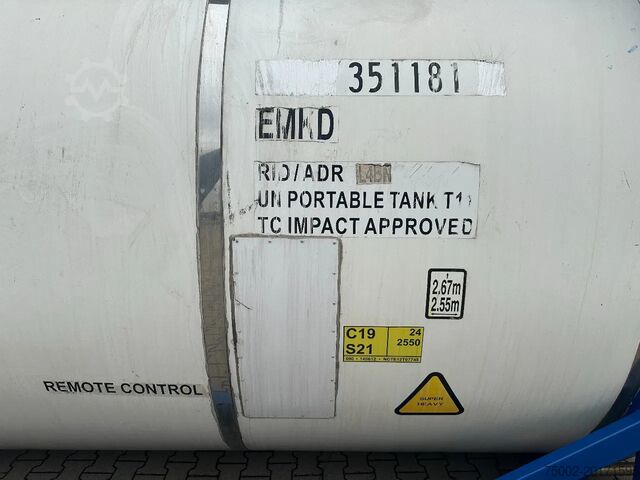 Δοχείο δεξαμενής CIMC 20FT SWAP 35.040L, 4 baffles / 5 holes / T11 / ...