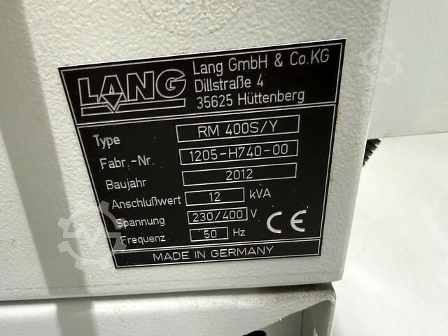 CNC graveer- en freesmachine LANG RM 400 S/Y