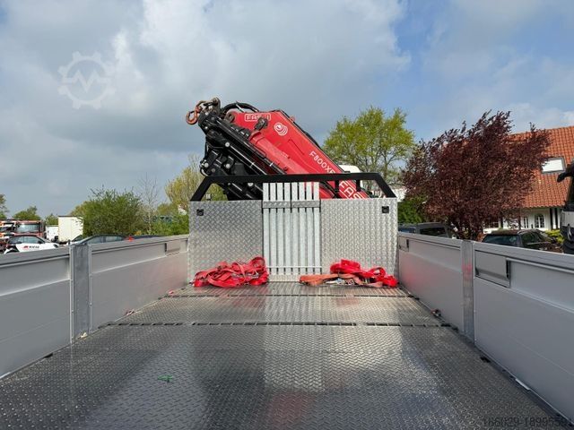 Ladbil med lad MAN 35.520 8x4 Kran Fassi F800, OHNE ABSTÜTZÜBERWACH