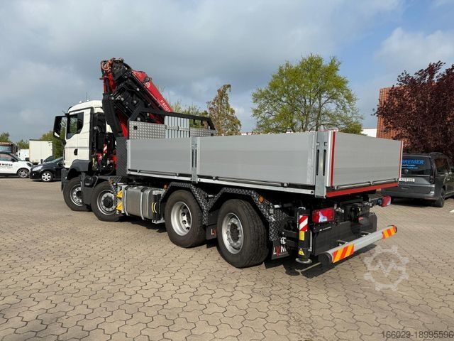Grúa montada en camión MAN 35.520 8x4 Kran Fassi F800, OHNE ABSTÜTZÜBERWACH