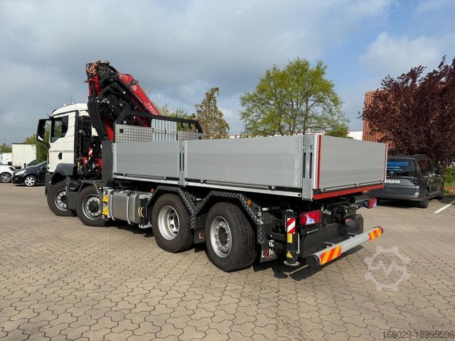 Grúa montada en camión MAN 35.520 8x4 Kran Fassi F800, OHNE ABSTÜTZÜBERWACH