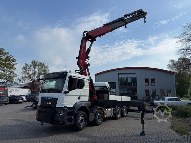 Camion poids lourd MAN 35.520 8x4 Fassi F800 RA2.28 OHNE ABSTÜTZÜBERWA.