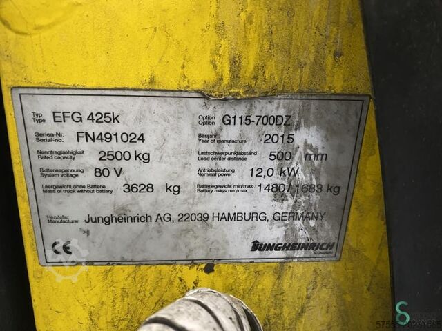 Forklift Jungheinrich EFG 425k