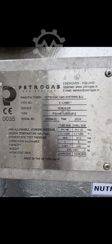 Újramelegítő Petrogas Reboiler