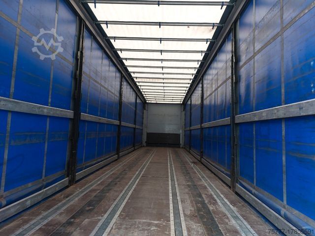 Brandalı açık yarı römork KRONE SD Paper Liner-BPW-Alu-Edscha