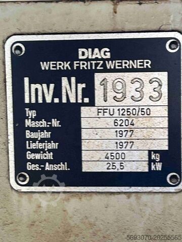 Vlakslijpmachine ABA FFU 1250/50