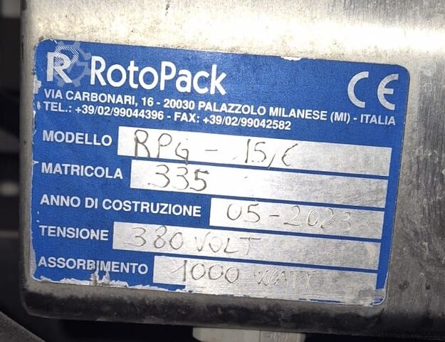 Rotary Filler for Ice Cream Production RotoPack 15/6