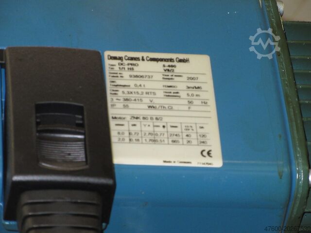 Zwenkzwenkkraan Zwenkzwenkkraan Kettingtakel Demag KBK Drehkran Hallenkran Kran 400KG KBKI L 2m Demag DC Kettenzug NL 400KG