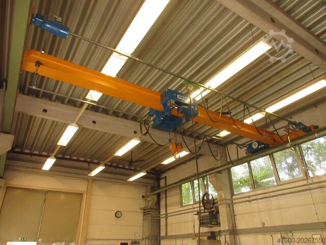 Kraandek, hal kraan, portaalkraan ABUS Hallenkran Brückenkran Kran ELV 1to Seilzug 1000Kg Spur 6550mm Laufschienen