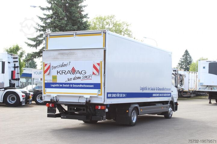 Box truck Mercedes-Benz Atego 1221 E6  Koffer   Klima  LDW  Schalter  LBW