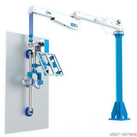 Kezelő manipulátor BPM Manipulator, Pneumatik Manipulatoren Glasful&Panelful