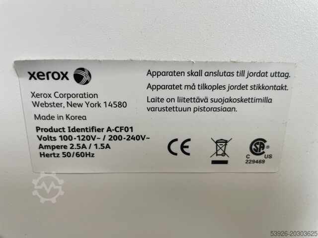 Digital printing machine Xerox Versant 80 Press incl. Fiery, Bookletfinisher, Paperdeck