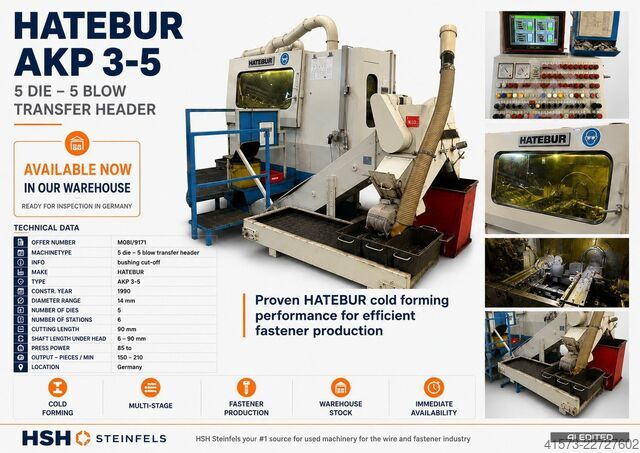 Transferli presler HATEBUR AKP 3-5