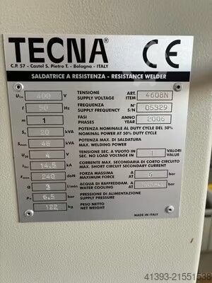 Punktsvetsmaskin TECNA 4608N