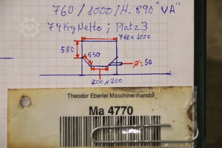 Contêiner VA unbekannt 550 Ltr