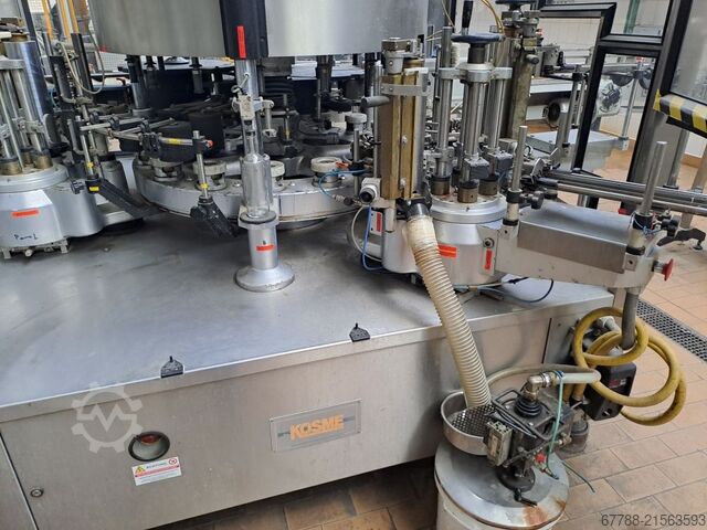 Labelling machine with 3 stations for cold glue KOSME EXTRA FIX 16T 1056 S3 + SL | 9000 bph