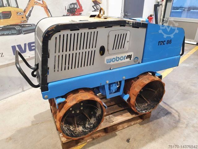 Enkelvoudige trommelwals WEBER TRC 86 Grabenwalze / 2020 / Funk / nur 112h